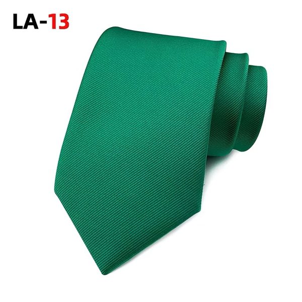 classic green silk necktie