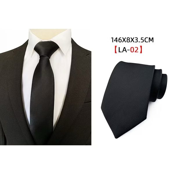 black necktie