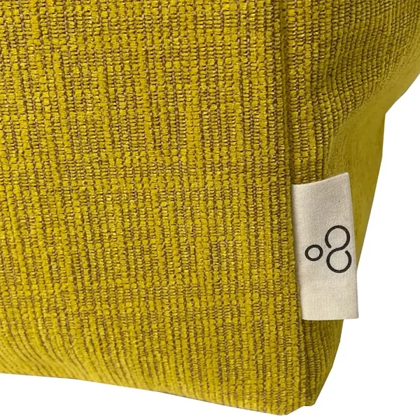cotton label used for our beach bag